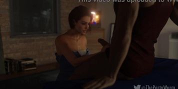 Resident Evil 3: Jill Valentine handjob pearly necklace