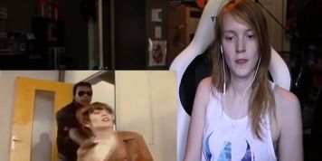 Youtube Thot Reacts To Black Dick Face Slap!