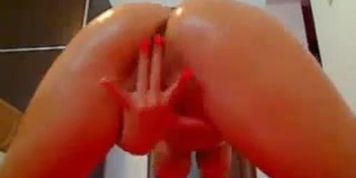 Chantell wet oil fingering show