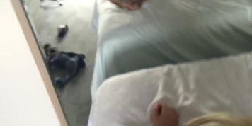 Blonde big tit housewife fucked in hotel