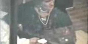 Old Couple sucks in Coffee Bar