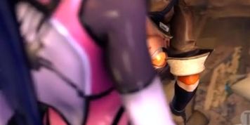 Overwatch Hentai - Tracer and Widowmaker