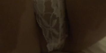 Exotic brunette girl enjoys a balls deep penetration with a happy ending