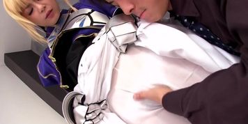 Naughty blonde japanese hot teen fucking rough for money