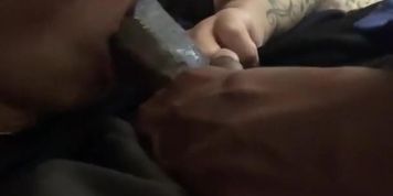 Slutty stepmom loves to gag on my big cock - extreme deepthroat