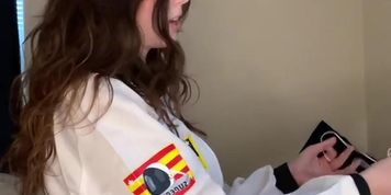 Among Us Masturbation Task - 19 Year Old Gets Dirty! (Lana Rhoades, LeoLulu, Your Priya)