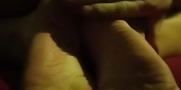 solo cum my feet