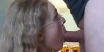 Russian girl with glasses