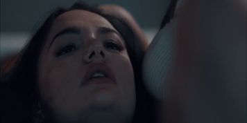 Busty teen facesitted and fingered by her hot stepsister