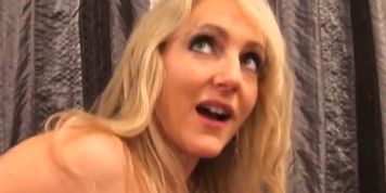 Beautiful blonde getting smashed in a three way (Lori Lust)