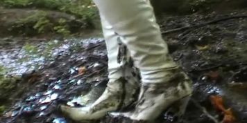 White-Thigh-High-PVC-Stiletto-Boots--Deep-In-The-Mud