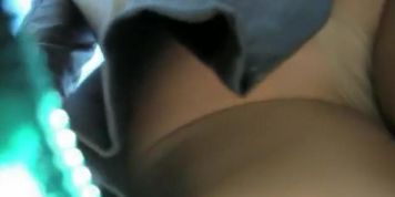 Girl in hot thong erotic soft booty upskirt closeups