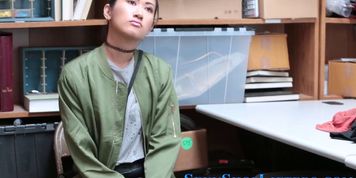 Thieving asian teen babe