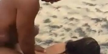 guy fucking two chicks beach