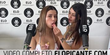 PAULI BELEN Y LILACK SE BESAN Y CHUPAN EL CHUPETE - 