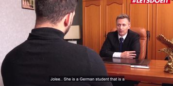 LETSDOEIT - Nasty German Teen Jolee Love Gets French Anal Punishment