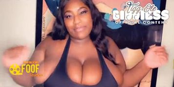 Bigblack boobs tease