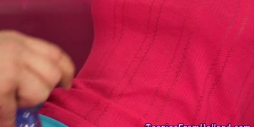 Jizz sprayed teenager - video 1