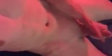 Fit Swedish young guy jacking off, wish you where here riding me