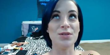 Girl Sucks And Fucks With A Huge Dildo
