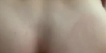 Girlfriend rides dick