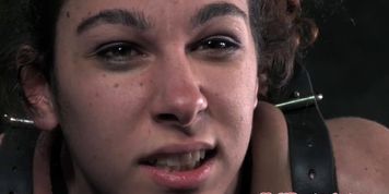 Hogtied nipple pierced submissive fingered