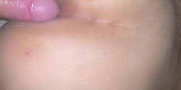 Young Latina Teen with sexy voice & tight lock strokes
