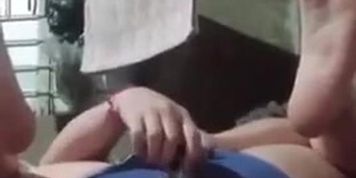 Asian trans finger her ass part 2!!