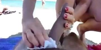 bonne pipe a la plage
