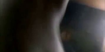Sexy black chick get fucked and receives a huge facial