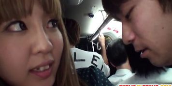 PUBLIC SEX JAPAN - Sexy teen in a bus