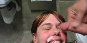 real amateur facial cumshot