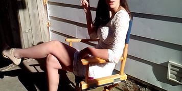 Girl Smoking Marlboro Red