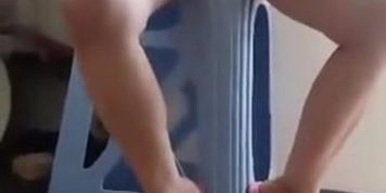 sexy wife in the kichen