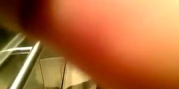 Candid elevator booty