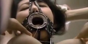 Extreme Asian Teen Facial Bondage