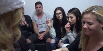 A Big Czech Christmas Orgy