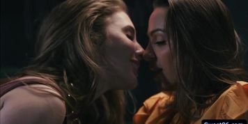 Hot Lena kissing and fingering Abigail (Abigail Mac, Lena Paul)