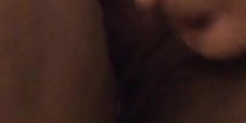 Ebony girl pisses in her bathtub 