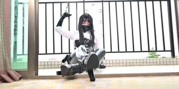 Latex spy girl bondage escape