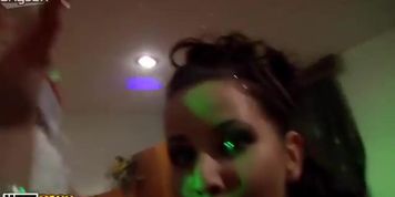 Xmas party turns in a great and hot group sex with drunk slutty chicks