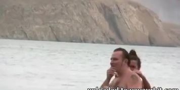 They love sunbathing naked on the wild beach