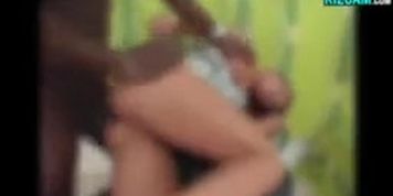 Super cute redhead takes BBC in her ass