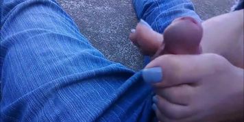 Nut Busters - Natlie Takes Care Of Her Bestfriends Very Small Beach Boner