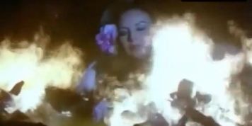 Isabel Sarli Sexy Scene  in The Insatiable Widow