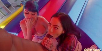 Multinational Orgy at Resort (Adria Rae, Emma Magnolia, Jewelz Blu, Kylie Rocket)