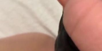 Cumming rough from vibrator 