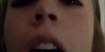 Hot bloated blonde in bikini burps loud for you