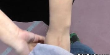 Hot POV blowjob and hard fucking with Zoe Doll (Nina Cardova)