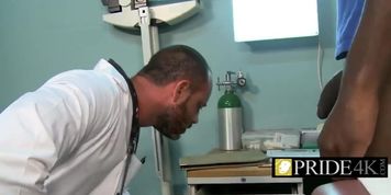 Black dude banging horny doctor